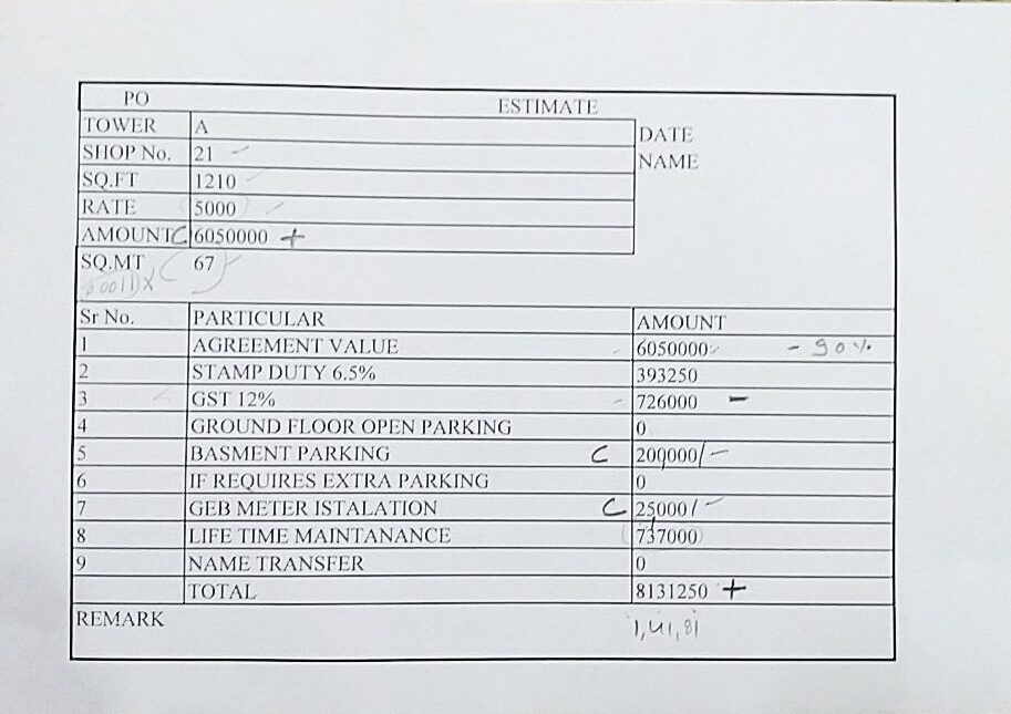 50 प्रतिशत काला धन, 2 लाख की पार्किंग और आजीवन का एडवांस मेंटेनेंस वसूल रहा है यह बिल्डर... 1 50 प्रतिशत काला धन, 2 लाख की पार्किंग और आजीवन का एडवांस मेंटेनेंस वसूल रहा है यह बिल्डर...